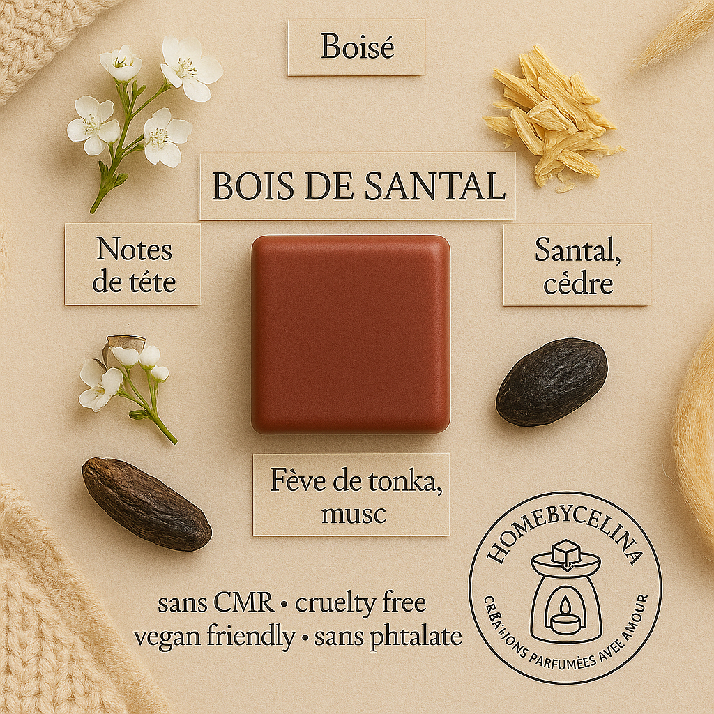 Fondant parfumé "Bois de santal"