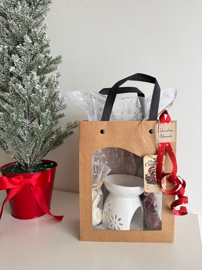 Coffret cadeau Noël « Fondant parfumé + Brûleur »